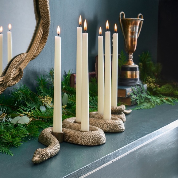 Pottery Barn Teen Harry Potter Nagini 6 Candle Holder Decorative Candela… - Picture 2 of 8